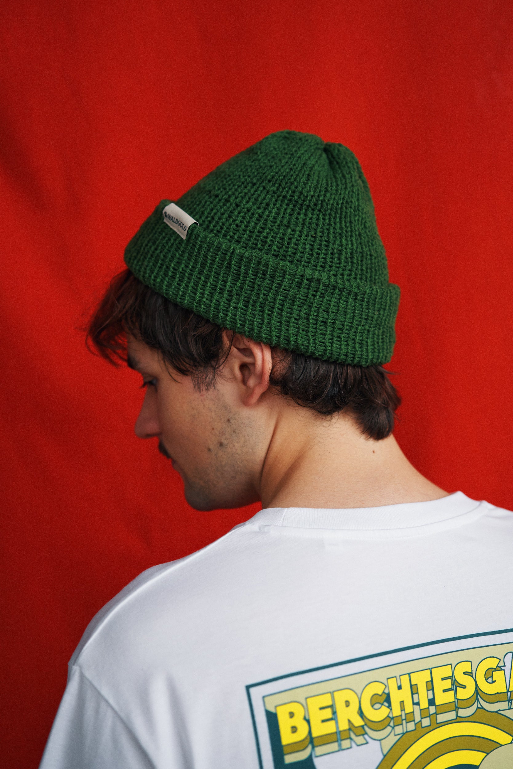 Short Beanie Grün