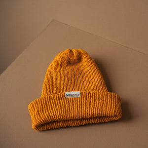 Long Beanie Gelb