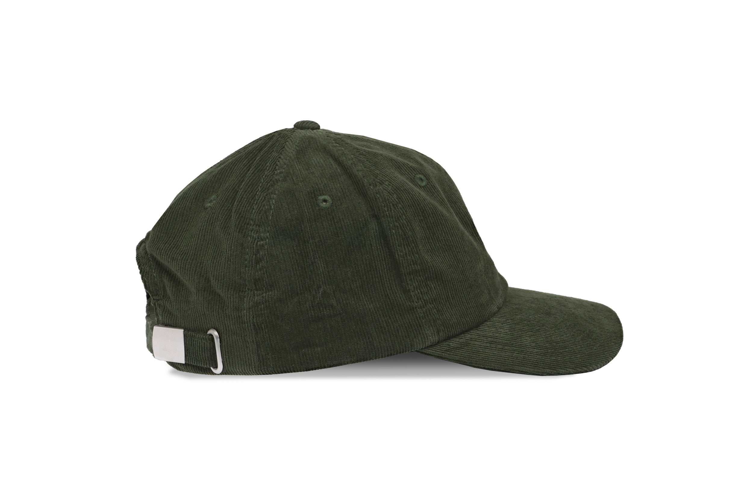 Flower Corduroy Cap Green